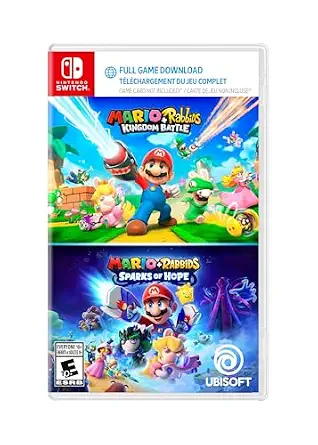 Mario + Rabbids Kingdom Battle and Sparks of Hope - Amazon Exclusive, Nintendo Switch (Code in a Box)