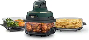 Ninja Crispi Glass Air Fryer, 5-in-1, Emerald, FN103BF