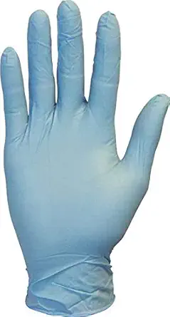 Safety Zone GNPR-MD-1A Powder Free Glove, 3.0mil, M, Blue (Pack of 1000)