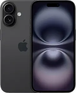 Apple iPhone 16, US Version, 128GB, Black - Unlocked (Renewed Premium)