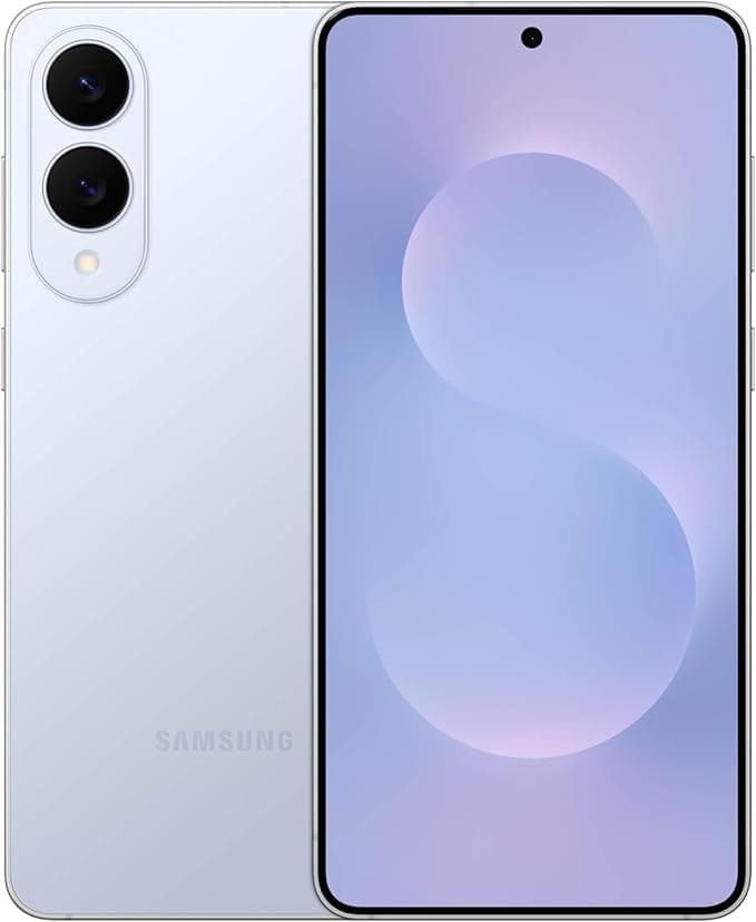 Samsung Galaxy S25 Edge Phone, 256 GB AI Smartphone, Unlocked Android, Night Video, Fast Processor, ProScaler Display, All-Day Battery, 2025, US 1 Yr Manufacturer Warranty, Titanium Icyblue