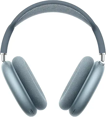 Apple AirPods Max Wireless Over-Ear Headphones, Pro-Level Active Noise Cancellation, Transparency Mode, Personalized Spatial Audio, USB-C Charging, Bluetooth Headphones for iPhone - Blue
