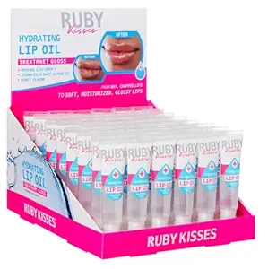 Ruby Kisses Hydrating Lip Oil Display Set (48 PCS)