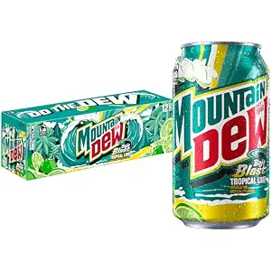 Mountain Dew Baja Blast Cans, 12 oz Cans, 12 Count