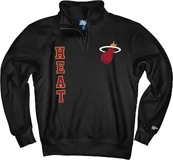 Blue 84 NBA unisex-adult Nba Officially Licensed Quarter Zip Sweatshirt Slam Dunk Team Color