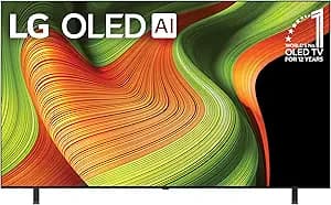 LG 83-Inch Class OLED AI 4K B5 Series Smart TV w/Dolby Atmos, Dolby Vision, HDR10, AI Super Upscaling 4K, Filmmaker Mode, Wow Orchestra, Alexa Built-in (OLED83B5PUA, 2025)
