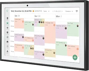 Digital Calendar Wall Touch Screen-Smart Electronic Photo Frame 10.1" | Interactive family planner, kids chore chart, Google auto-sync to-do lists, weekly meal prep, fridge schedules, daily habits