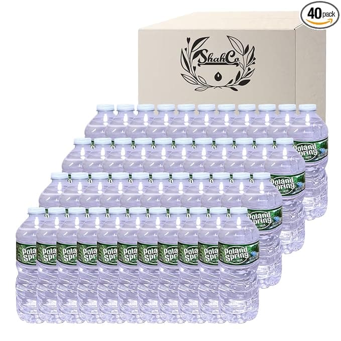 Poland Spring Natural Mineral Water 16.9 oz. 40 bottles