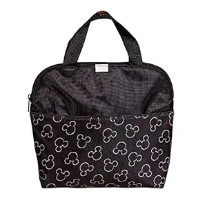 J.L. Childress Disney Baby MaxiCOOL Breast Milk Cooler Travel Bag - Insulated Baby Bottle Storage Bag, Portable Organizer Pack for Moms, Includes Ice Pack, Fits 4 Bottles - Mickey Mouse