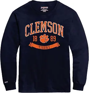 JanSport NCAA Officially Licensed Campus Long Sleeve T Shirt for Men, Soft & Breathable Pre-Shrunk Cotton Crewneck T Shirt