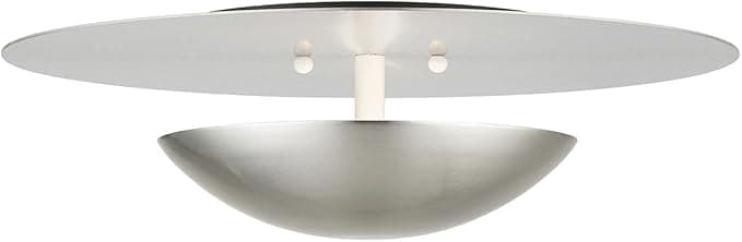 Livex Lighting, 56570-91, Ventura, Large Semi-Flush/Wall Sconce, Brushed Nickel
