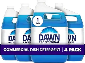 Dawn PRO Manual Pot & Pan Detergent, Bulk Liquid Dish Soap (1 gal, 4 pack)