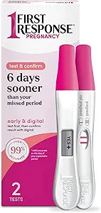 First Response Test & Confirm Pregnancy Test, unisex adult 1 Line Test and 1 Digital Test Pack