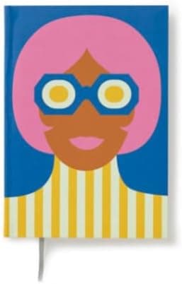 Olimpia Zagnoli Blue Midsized Lined Notebook