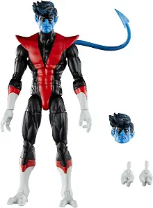 Marvel Legends Series Nightcrawler, X-Men ‘97 Collectible 6-Inch Action Figure | Marvel Legends Retro 6 Inch Action Figure X-Men '97 Wave 2 - Nightcrawler