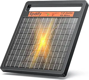 Solar Electric Fence Charger LD02, 1.2J with Short Circuit Alarm