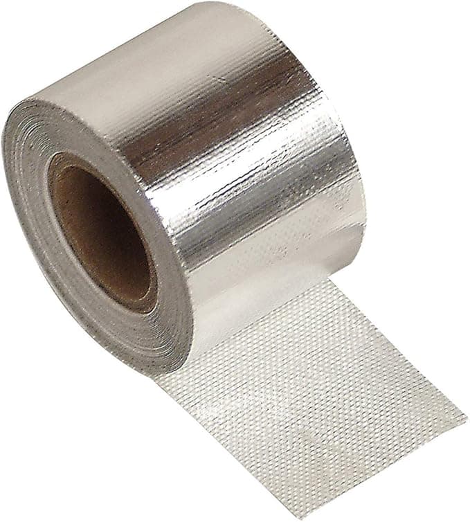 Design Engineering Cool-Tape | Self-Adhesive Heat Reflective Tape - High Temp (up to 400F)| 1.5" x 15' Roll | Flexible Heat Shield for Automotive & Industrial Use