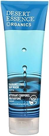 Desert Essence Pure Fragrance Free Body Wash, 8 Ounce -- 6 per case.