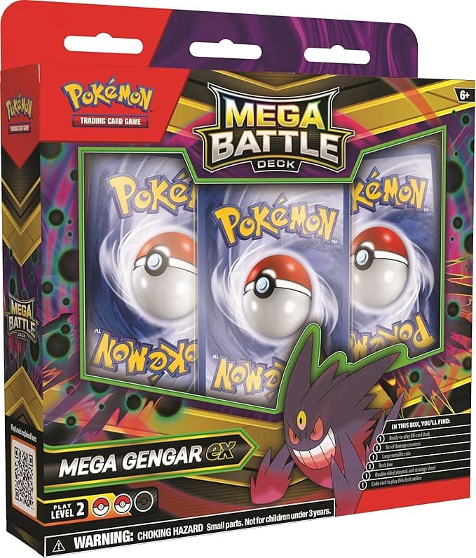 Pokémon TCG: Mega Battle Deck—Mega Gengar ex/Mega Diancie ex