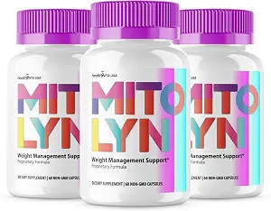 (3 Pack) Mitolyn Capsules - Official Mito lyn Pills Supplement Support, Mitolyn Advanced Formula - Mitolyn All Natural Vitamin Energy Overall Health Support, 3 Month Supply, 90 Servings (180 Capsules)