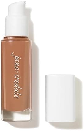 jane iredale Skintuition SPF 30 Radiance-Boosting Liquid Foundation, Perfects and Protects Skin, Medium Coverage, Natural Finish, Vegan, Cruelty-Free