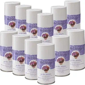 Air Delights Garden Delights Aerosol Air Freshener Refill, 6.25oz (Case of 12)