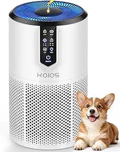 KOIOS Air Purifiers for Bedroom, 1300Ft², H13 HEPA Air Purifiers for Home