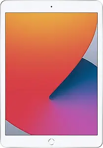 Apple iPad (8th Generation, 10.2-inch, 2020), 32GB, Wi-Fi, Silver (Renewed)