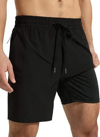 Arcweg 7-Inch Men's Swim Trunks, 2-in-1 Compression Liner with Pockets