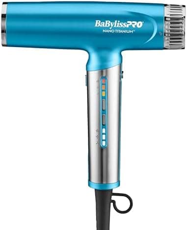 Nano Titanium Professional Nano Light Ionic Dual-Voltage Lightweight Hair Dryer, Portable Travel Professional Styling Tool with Diffuser, Blow Dryer Set for All Hair Types