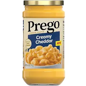 Prego Creamy Cheddar Cheese Sauce, 14.5 oz Jar