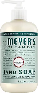 MRS. MEYER'S CLEAN DAY Hand Soap, Birchwood Scent, 12.5 Fl Oz Bottle