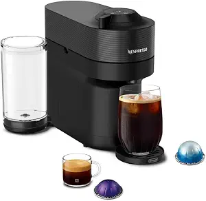 Nespresso Vertuo Pop+ Coffee and Espresso Machine by De'Longhi, Black