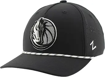ZHATS NBA Unisex-Adult NBA Officially Licensed Rope Hat Snapback Performance Black