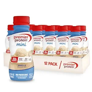 Premier Protein MINIs 22g Protein Shake, Vanilla, 12 Pack