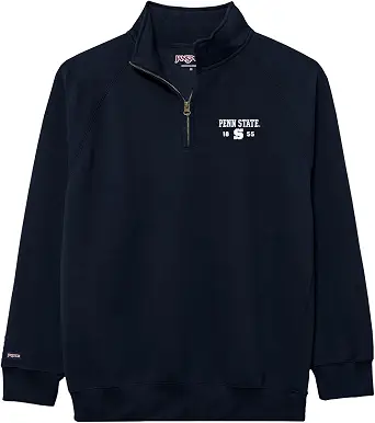 JanSport Unisex Adult NCAA Officially Licensed Rival Long Sleeve Stand-Up Collar Quarter Zip Sweatshirt