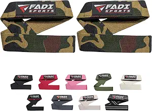 Lifting Wrist Straps for Weightlifting Gym Deadlift and Pull Ups 24 Inch Cotton with 5mm Padded Neoprene for Grip Support Powerlifting Bodybuilding for Men Women