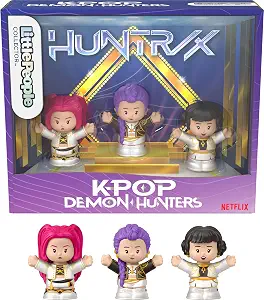 Little People Collector Kpop Demon Hunters: HUNTR/X Special Edition Set for Movie Fans, 3 Figures in a Display Package