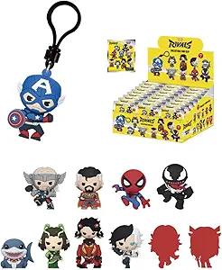 Marvel Rivals 3D Foam Bag Clip 24pc Blind Bag PDQ