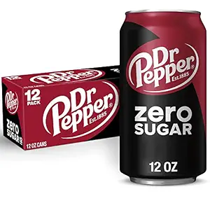 Dr Pepper, Zero Sugar, 12 Ounce, 12 Count
