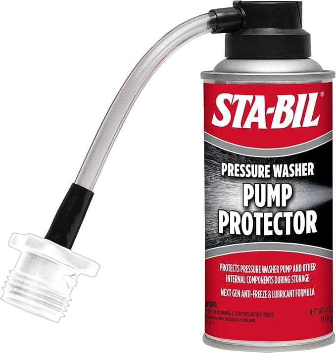 STA-BIL Pump Protector - Protects Pressure Washer Pumps and Other Internal Components During Storage, Next Gen Anti-Freeze and Lubricant Formula, 4oz (22007)