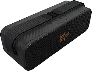The Klipsch Detroit Portable Bluetooth Speaker with Dual 1" tweeters and 3" woofers, IP67 dust and Waterproof Rating, 20 Hours of Playtime for a Premium Live Concert Experience