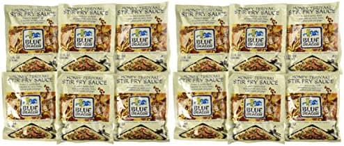 Blue Dragon Stir Fry Sauce, Honey Teriyaki, 3.5 Oz (Pack of 1) Authentic sweet & savory sauce with ginger, garlic, Japanese soy and honey, No artificial flavors, Vegetarian Friendly