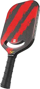 Warping Point Ascent Pickleball Paddles| Carbon Fiber Pickleball Racket with Aero Throat | Textured Grit Surface | Hexa Polymer Core | Designed for Swing Speed and Maneuverability