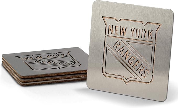 YouTheFan NHL Boasters Stainless Steel Drink Coasters
