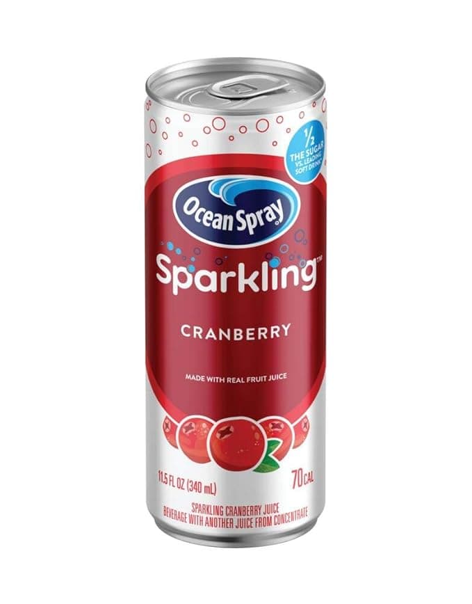 Ocean Spray® Sparkling Cranberry Juice Drink, 11.5 Fl Oz Cans, 4 Count (Pack of 6)
