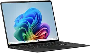Microsoft Surface Laptop (2024), Windows 11 Copilot+ PC, 15" Touchscreen Display, Snapdragon X Elite (12 core), 16GB RAM, 1TB SSD Storage, Black