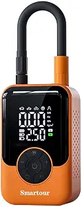 Cordless Tire Inflator Portable Air Compressor Car/Bike Air Pump Smartour