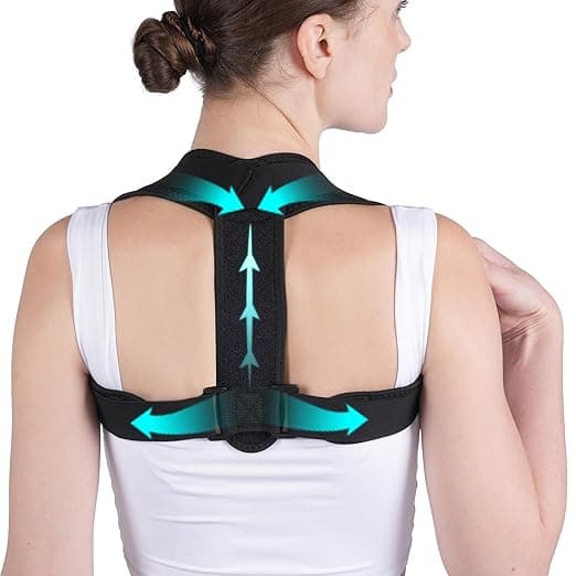 Posture Corrector for Women &amp; Men - Upper Back Brace Straightener Suitable for Lumbar, Shoulder, Neck, Scoliosis