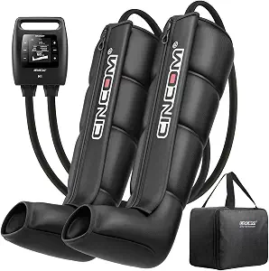 CINCOM Cordless Leg Recovery Compression System, Medium | with Dynamic Compression Massage Technology - 3 Different Sizes for Everyone
